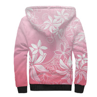 Tiare Tahiti Sherpa Hoodie Pink Polynesia Motifs - Polynesian Pride