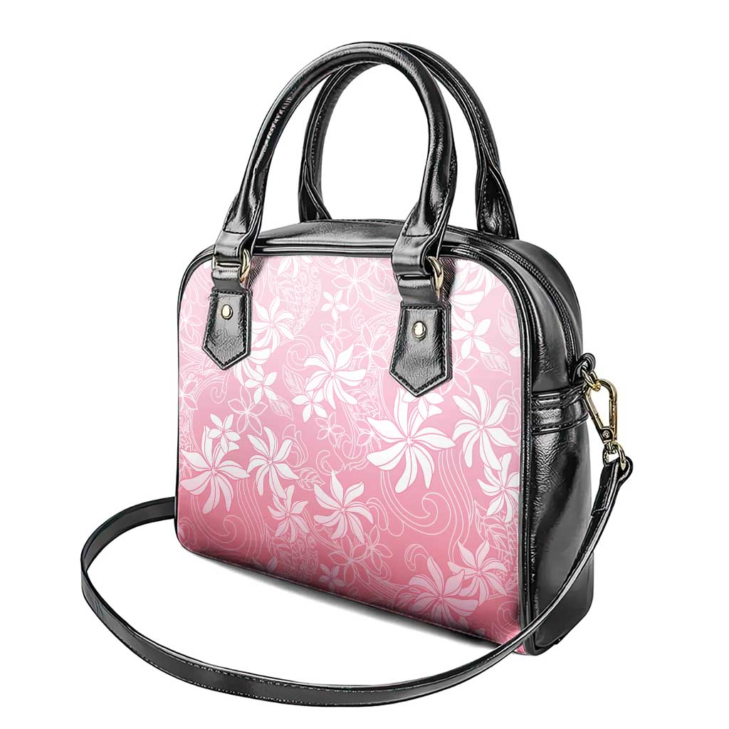 Tiare Tahiti Shoulder Handbag Pink Polynesia Motifs - Polynesian Pride