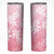 Tiare Tahiti Skinny Tumbler Pink Polynesia Motifs - Polynesian Pride