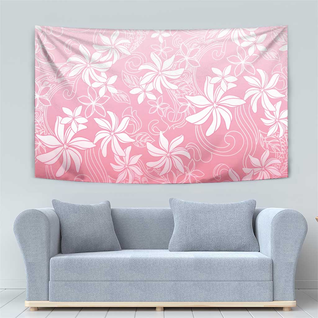 Tiare Tahiti Tapestry Pink Polynesia Motifs - Polynesian Pride