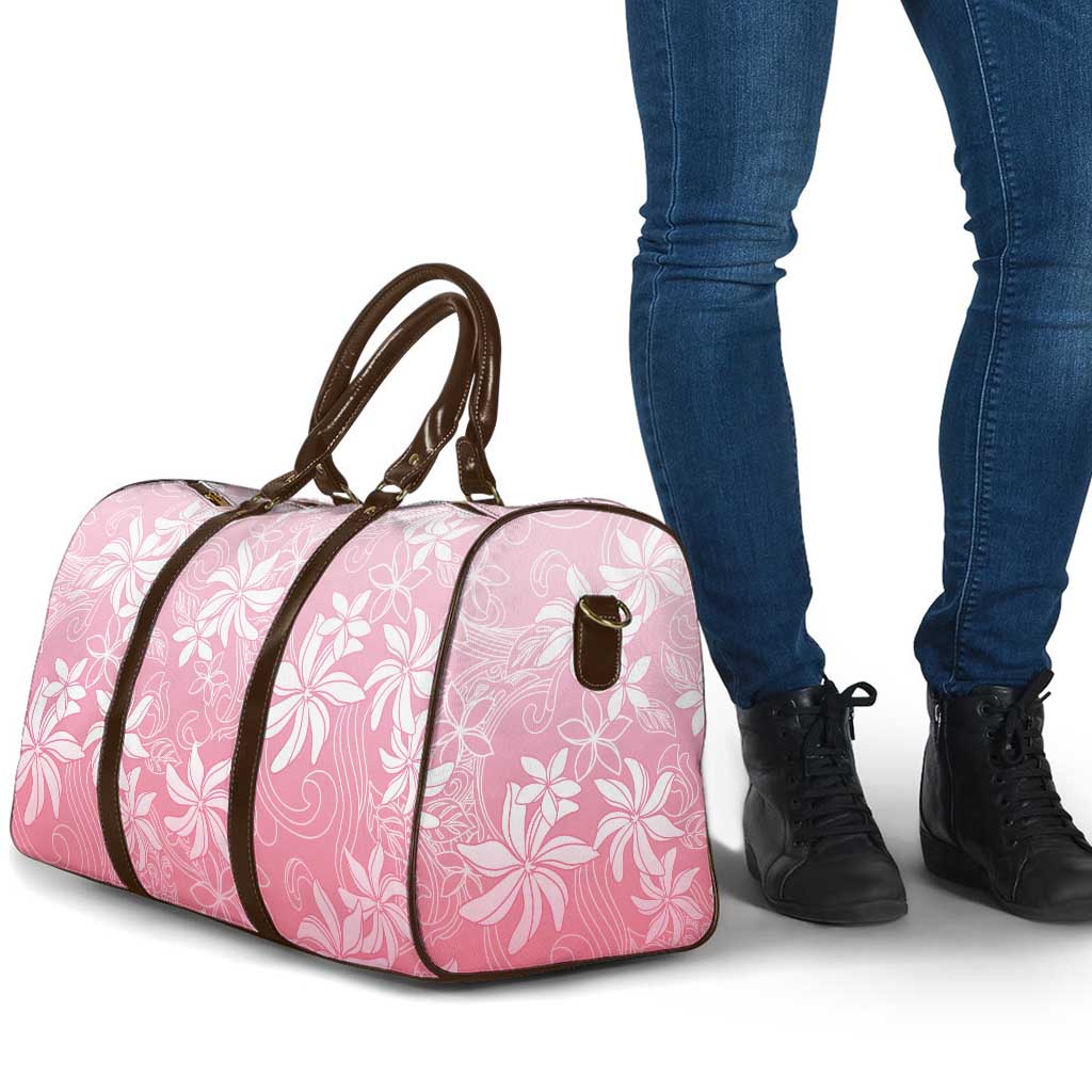 Tiare Tahiti Travel Bag Pink Polynesia Motifs - Polynesian Pride
