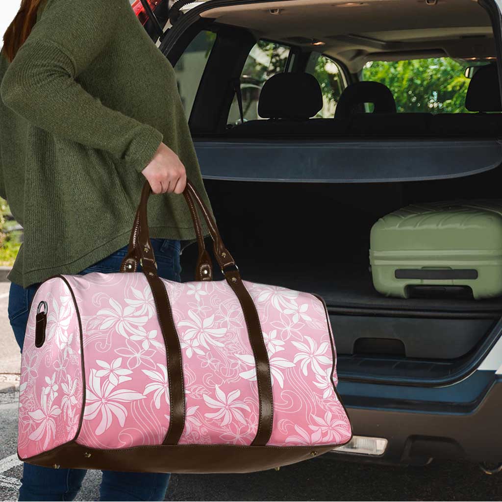 Tiare Tahiti Travel Bag Pink Polynesia Motifs - Polynesian Pride