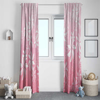 Tiare Tahiti Window Curtain Pink Polynesia Motifs - Polynesian Pride