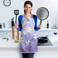 Tiare Tahiti Apron Purple Polynesia Motifs - Polynesian Pride