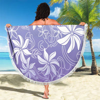 Tiare Tahiti Beach Blanket Purple Polynesia Motifs - Polynesian Pride
