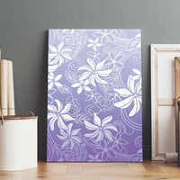 Tiare Tahiti Canvas Wall Art Purple Polynesia Motifs - Polynesian Pride
