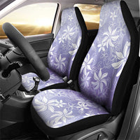 Tiare Tahiti Car Seat Cover Purple Polynesia Motifs - Polynesian Pride
