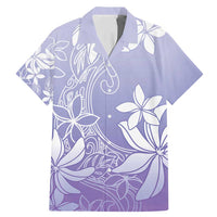 Tiare Tahiti Family Matching Mermaid Dress and Hawaiian Shirt Purple Polynesia Motifs - Polynesian Pride