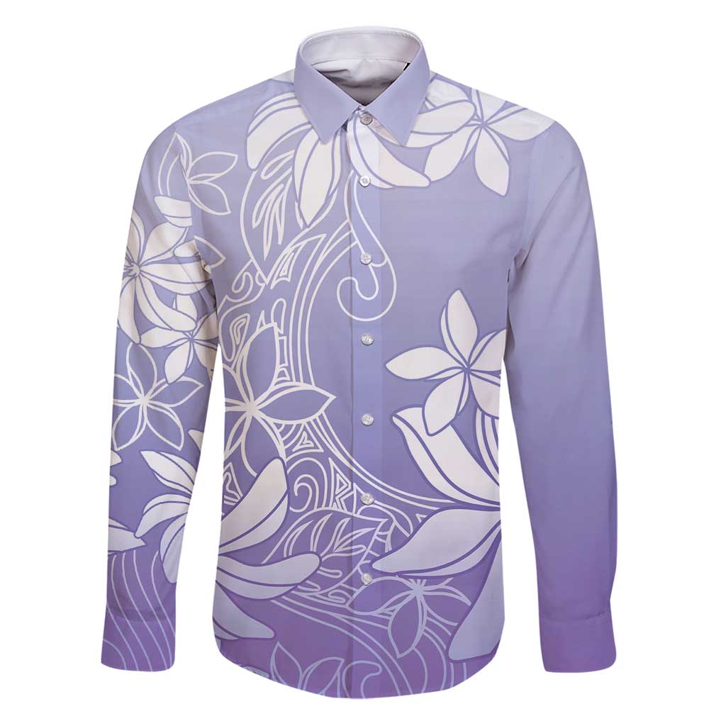 Tiare Tahiti Family Matching Puletasi and Hawaiian Shirt Purple Polynesia Motifs - Polynesian Pride