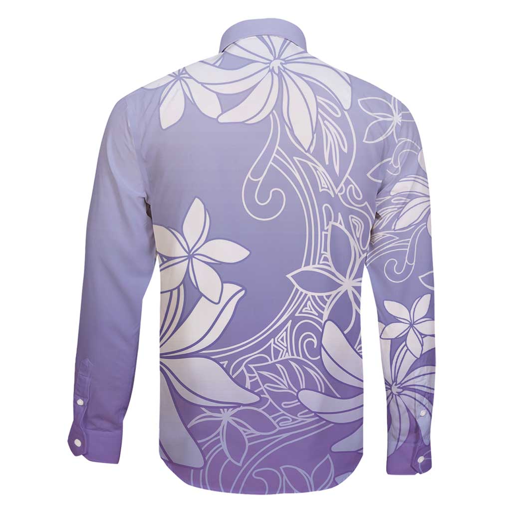 Tiare Tahiti Family Matching Puletasi and Hawaiian Shirt Purple Polynesia Motifs - Polynesian Pride