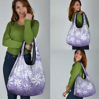 Tiare Tahiti Grocery Bag Purple Polynesia Motifs - Polynesian Pride