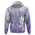 Tiare Tahiti Hoodie Purple Polynesia Motifs - Polynesian Pride