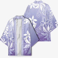 Tiare Tahiti Kimono Purple Polynesia Motifs - Polynesian Pride