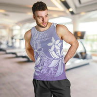 Tiare Tahiti Men Tank Top Purple Polynesia Motifs - Polynesian Pride