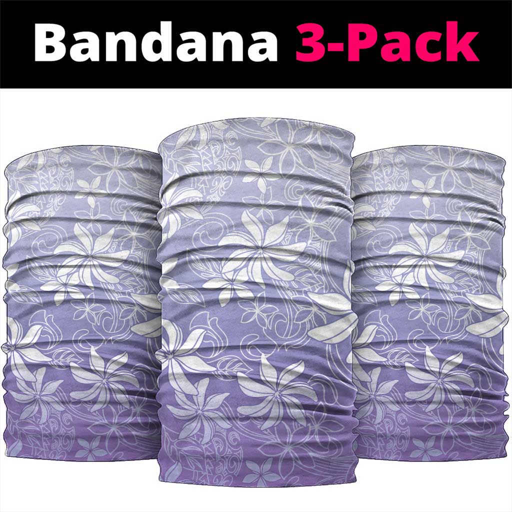 Tiare Tahiti Neck Gaiter Purple Polynesia Motifs - Polynesian Pride