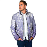 Tiare Tahiti Padded Jacket Purple Polynesia Motifs - Polynesian Pride