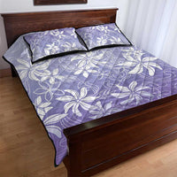 Tiare Tahiti Quilt Bed Set Purple Polynesia Motifs - Polynesian Pride