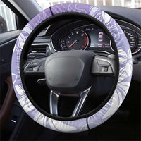 Tiare Tahiti Steering Wheel Cover Purple Polynesia Motifs - Polynesian Pride