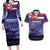 Hawaii Pearl Harbor Remembrance Day Couples Matching Long Sleeve Bodycon Dress and Hawaiian Shirt Flag Style