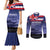 Hawaii Pearl Harbor Remembrance Day Couples Matching Mermaid Dress and Long Sleeve Button Shirt Flag Style