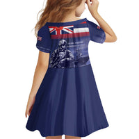 Hawaii Pearl Harbor Remembrance Day Family Matching Long Sleeve Bodycon Dress and Hawaiian Shirt Flag Style LT05 - Polynesian Pride