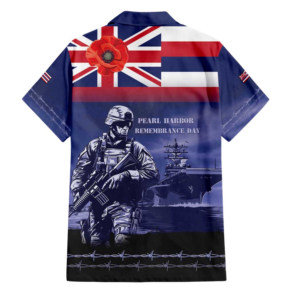 Hawaii Pearl Harbor Remembrance Day Family Matching Long Sleeve Bodycon Dress and Hawaiian Shirt Flag Style LT05 - Polynesian Pride