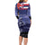 Hawaii Pearl Harbor Remembrance Day Family Matching Long Sleeve Bodycon Dress and Hawaiian Shirt Flag Style