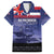 Hawaii Pearl Harbor Remembrance Day Family Matching Puletasi and Hawaiian Shirt Flag Style