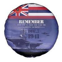 Hawaii Pearl Harbor Remembrance Day Spare Tire Cover Flag Style