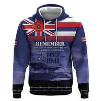 Hawaii Pearl Harbor Remembrance Day Zip Hoodie Flag Style