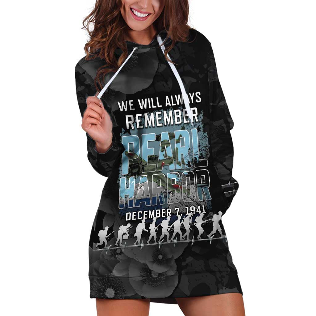 Personalized Pearl Harbor Remembrance Day Hoodie Dress We Will Always Remember