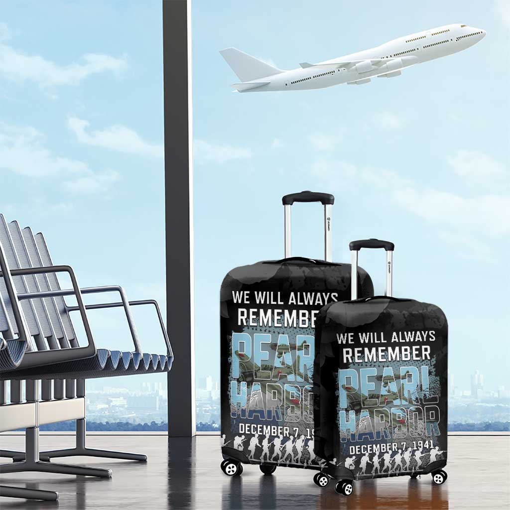Pearl Harbor Remembrance Day Luggage Cover We Will Always Remember