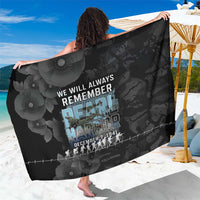 Pearl Harbor Remembrance Day Sarong We Will Always Remember