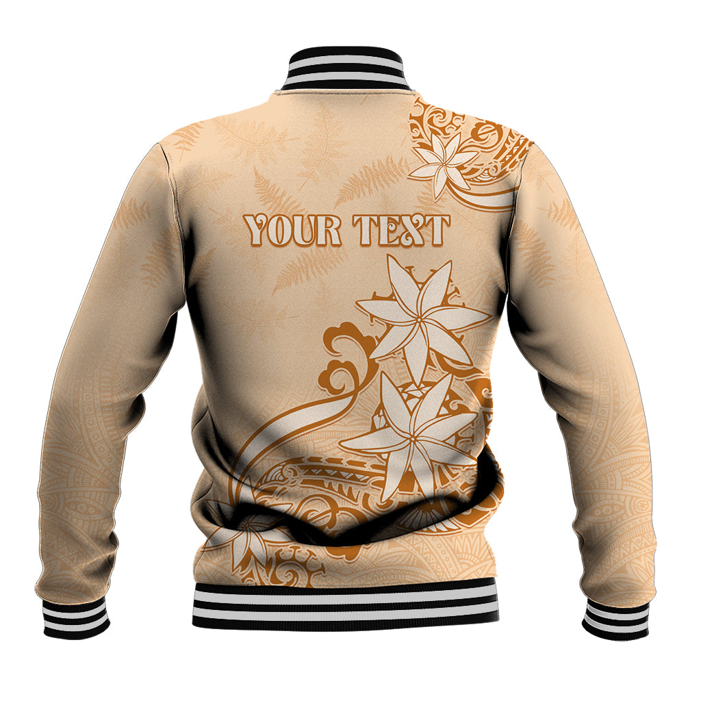 Personalised New Zealand Auckland Folk Festival Baseball Jacket Vintage Style LT05 - Polynesian Pride