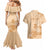 Personalised New Zealand Auckland Folk Festival Couples Matching Mermaid Dress and Hawaiian Shirt Vintage Style LT05 - Polynesian Pride