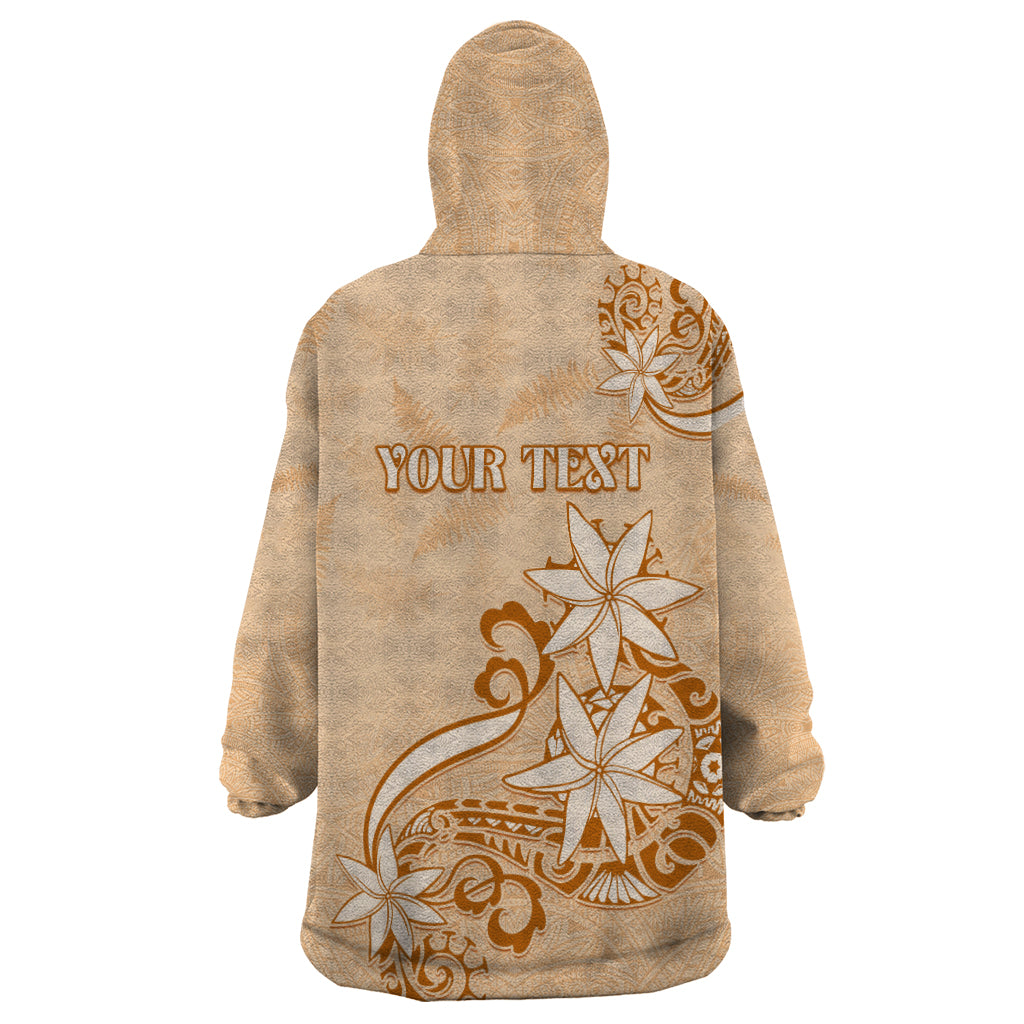 Personalised New Zealand Auckland Folk Festival Wearable Blanket Hoodie Vintage Style LT05 - Polynesian Pride