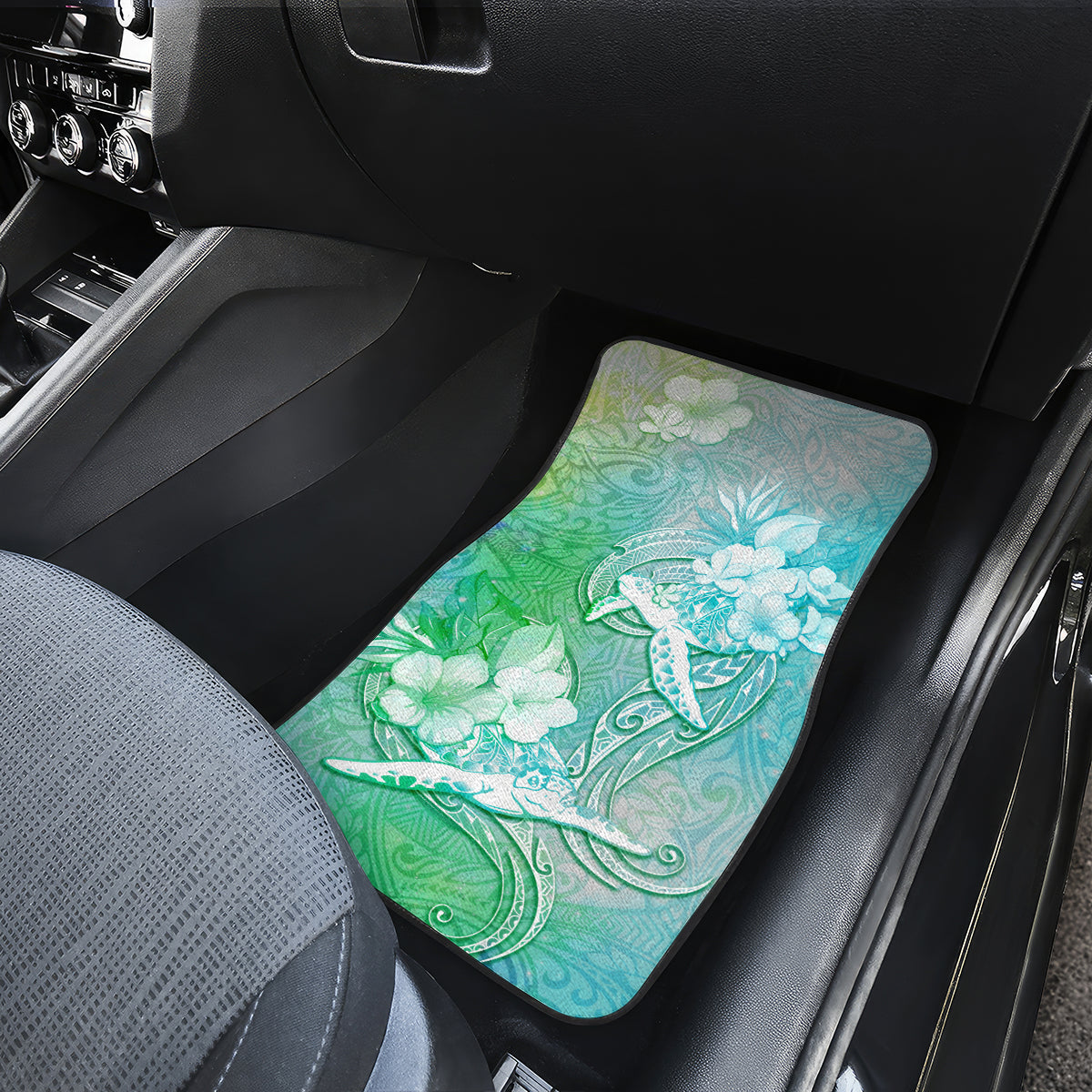 Couple Sea Turtle One Love One Heart Car Mats LT05 - Polynesian Pride