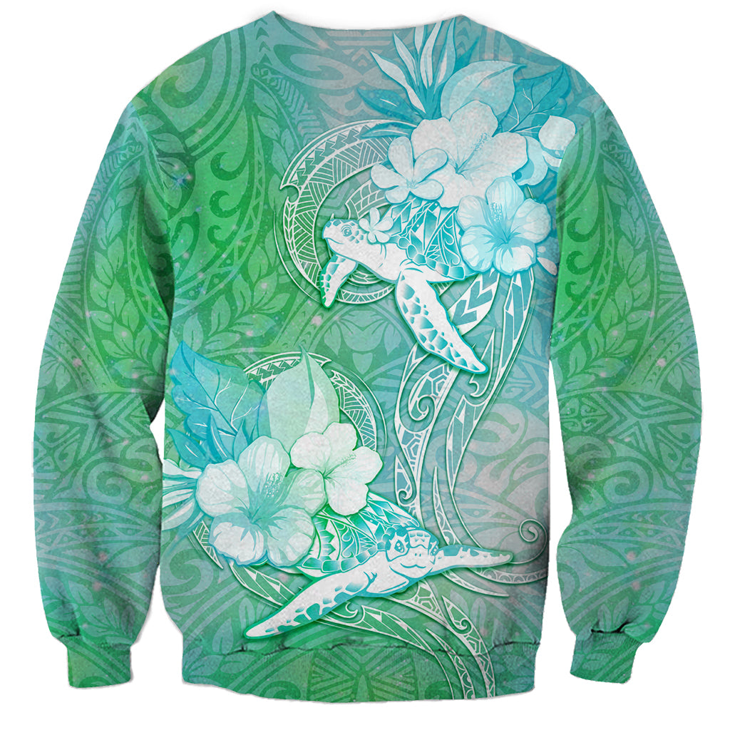 Couple Sea Turtle One Love One Heart Sweatshirt LT05 - Polynesian Pride