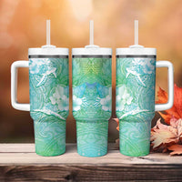 Couple Sea Turtle One Love One Heart Tumbler With Handle LT05