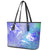 Couple Blue Sea Turtle Heart Love Leather Tote Bag LT05 - Polynesian Pride