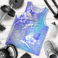 Couple Blue Sea Turtle Heart Love Men Tank Top LT05 - Polynesian Pride