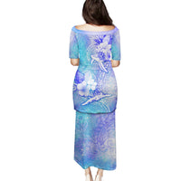 Couple Blue Sea Turtle Heart Love Puletasi LT05 - Polynesian Pride