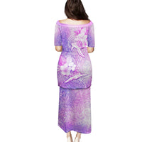 Couple Sea Turtle Love Give Us A Fairytale Family Matching Puletasi Dress and Hawaiian Shirt LT05 - Polynesian Pride