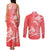 Polynesia Sea Turtle Couple Couples Matching Tank Maxi Dress and Long Sleeve Button Shirt Happy Valentine Day Red LT05 - Polynesian Pride