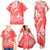 Polynesia Sea Turtle Couple Family Matching Tank Maxi Dress and Hawaiian Shirt Happy Valentine Day Red LT05 - Polynesian Pride