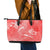 Polynesia Sea Turtle Couple Leather Tote Bag Happy Valentine Day Red LT05 - Polynesian Pride