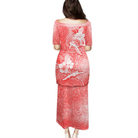 Polynesia Sea Turtle Couple Puletasi Happy Valentine Day Red LT05 - Polynesian Pride