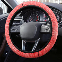 Polynesia Sea Turtle Couple Steering Wheel Cover Happy Valentine Day Red LT05 - Polynesian Pride