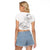 Polynesia Sea Turtle Couple Raglan Cropped T Shirt Happy Valentine Day White LT05 - Polynesian Pride