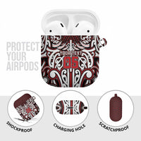 Custom Aotearoa Ngapuhi AirPods Case Maori Tribal Pattern Mix Poutama
